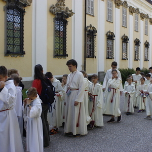 Ministrant*innentag am 25. Mai 2019 in St. Florian. Mehr als 1000 Minis treffen sich mit ihren Begleitpersonen im Stift St. Florian um miteinander zu feiern, andere MinistrantInnen kennen zu lernen und einen spannenden Tag miteinander zu verbringen.