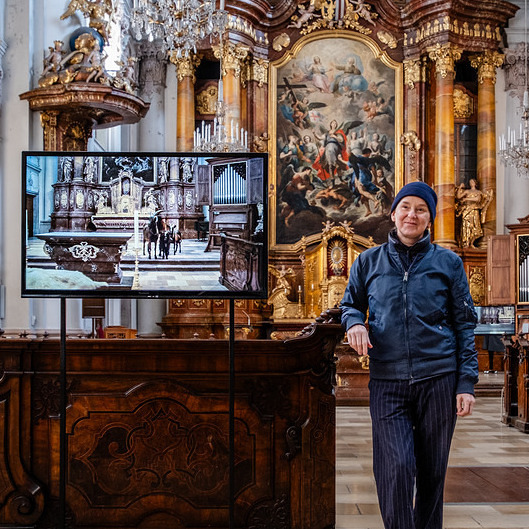 Die ortsspezifisch für den Kirchenraum und die Krypta entwickelten bzw. realisierten Werke der international renommierten österreichischen Künstler Nicole Six und Paul Petritsch thematisieren Werden und Vergehen im Kontext von Mensch und Natur.
