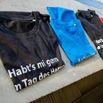 T-Shirts der Allianz für den freien Sonntag 'Habt's mi gern am Tag des Herrn'